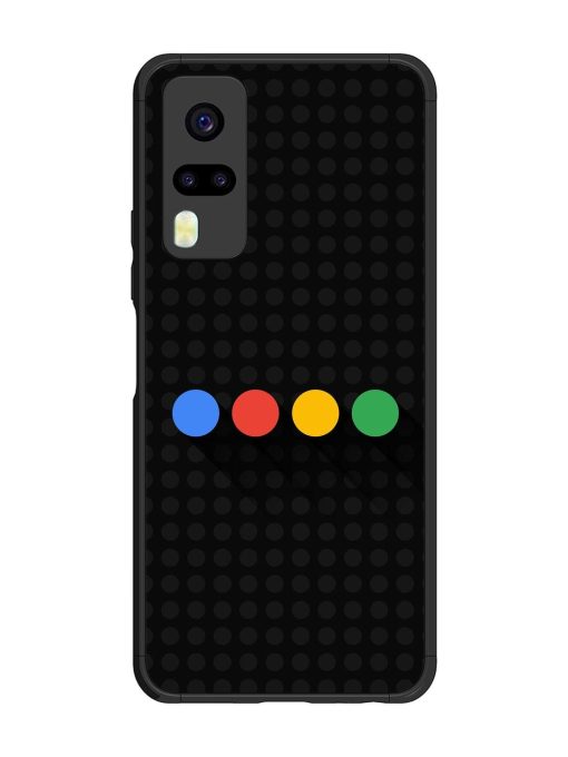 Google Dots Glossy Soft Edge Case for Vivo Y31 Chachhi