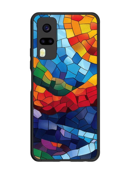 Mosaic Sunset Glossy Soft Edge Case for Vivo Y31