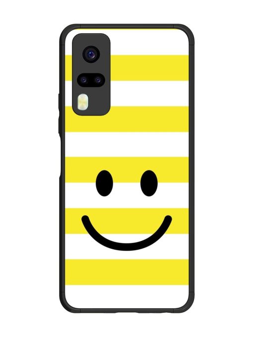 Smiling Stripes Glossy Soft Edge Case for Vivo Y31 Chachhi