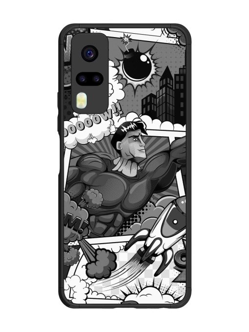 Comic Book Chaos Glossy Soft Edge Case for Vivo Y31 Chachhi