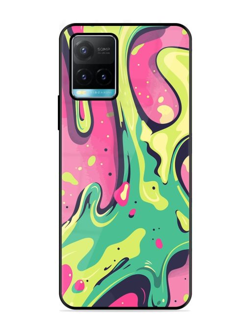 Gooey Grooves Glossy Soft Edge Case for Vivo Y33S Chachhi