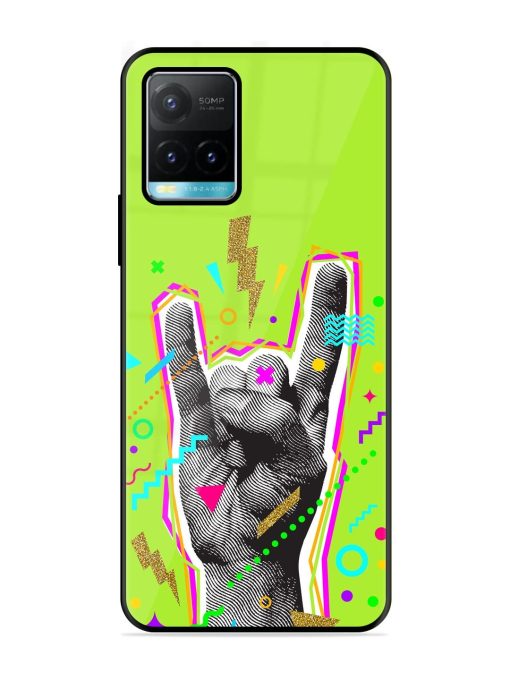 Neon Rock Glossy Soft Edge Case for Vivo Y33S Chachhi