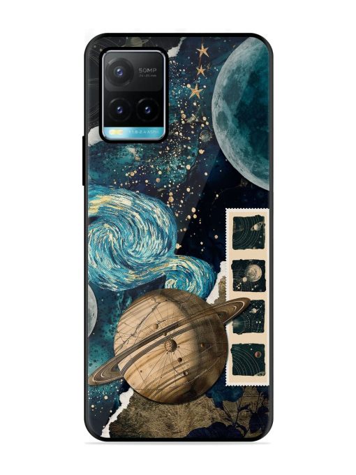 Celestial Tapestry Glossy Soft Edge Case for Vivo Y33S Chachhi