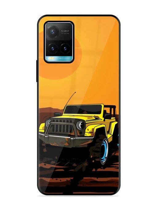 Sunset Cruise Glossy Soft Edge Case for Vivo Y33S Chachhi