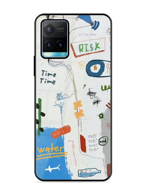 Mind Map Madness Glossy Soft Edge Case for Vivo Y33S Chachhi