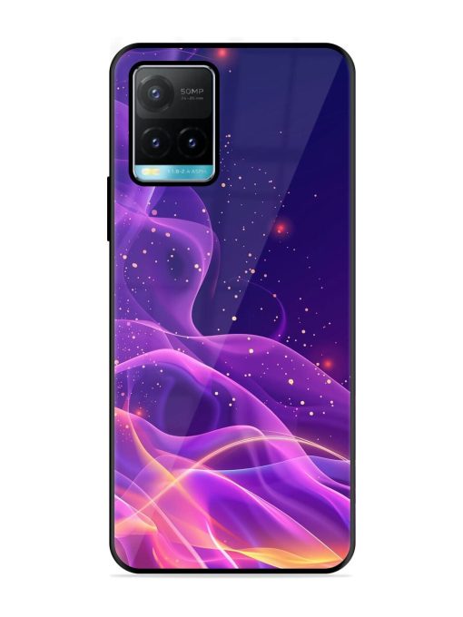 Cosmic Currents Glossy Soft Edge Case for Vivo Y33S Chachhi