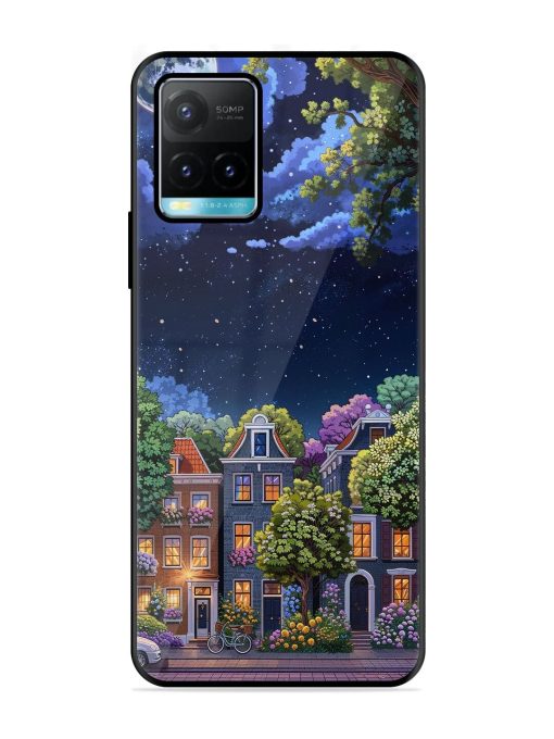 Moonlit Streets Glossy Soft Edge Case for Vivo Y33S Chachhi