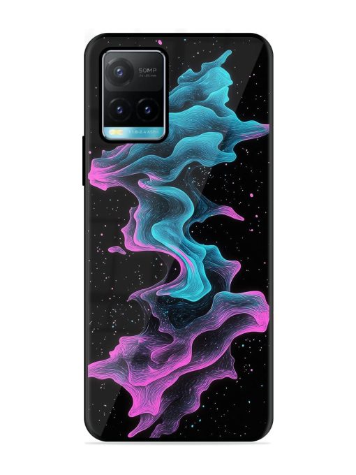 Cosmic Currents Glossy Soft Edge Case for Vivo Y33S Chachhi