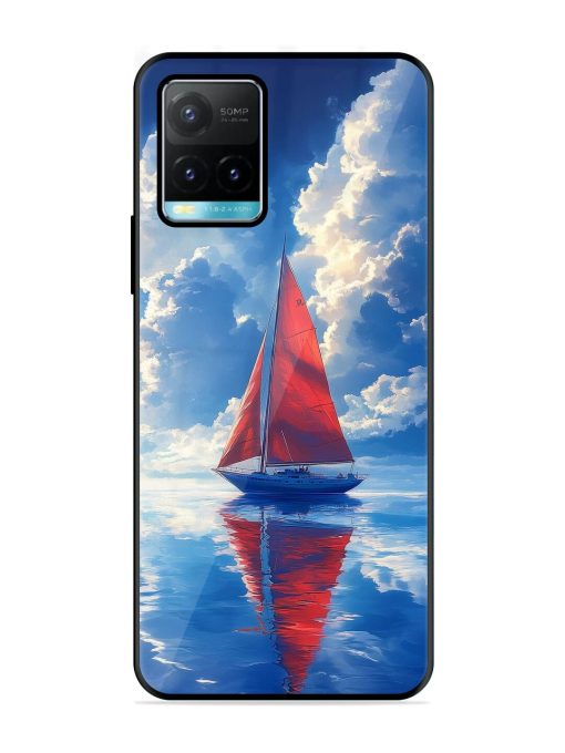 Crimson Sails Glossy Soft Edge Case for Vivo Y33S Chachhi