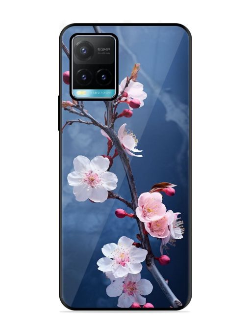 Delicate Blossoms Glossy Soft Edge Case for Vivo Y33S Chachhi