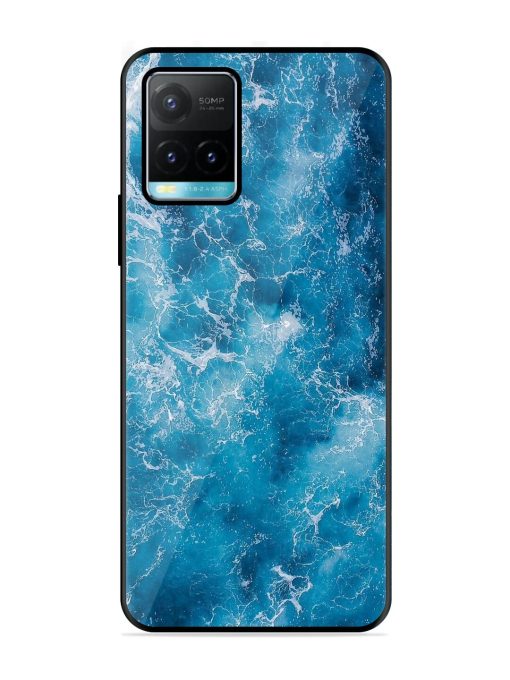 Oceanic Abyss Glossy Soft Edge Case for Vivo Y33S Chachhi