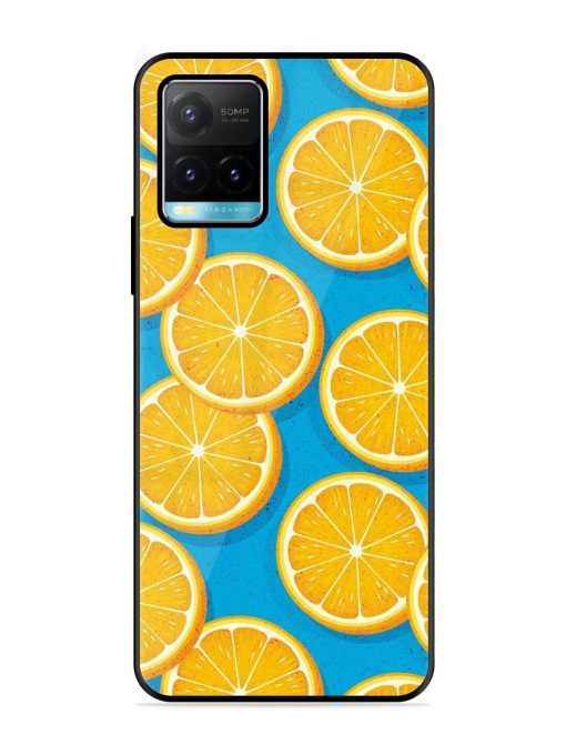 Citrus Symphony Glossy Soft Edge Case for Vivo Y33S Chachhi