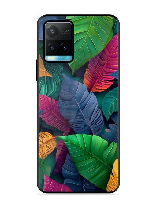 Tropical Tapestry Glossy Soft Edge Case for Vivo Y33S Chachhi