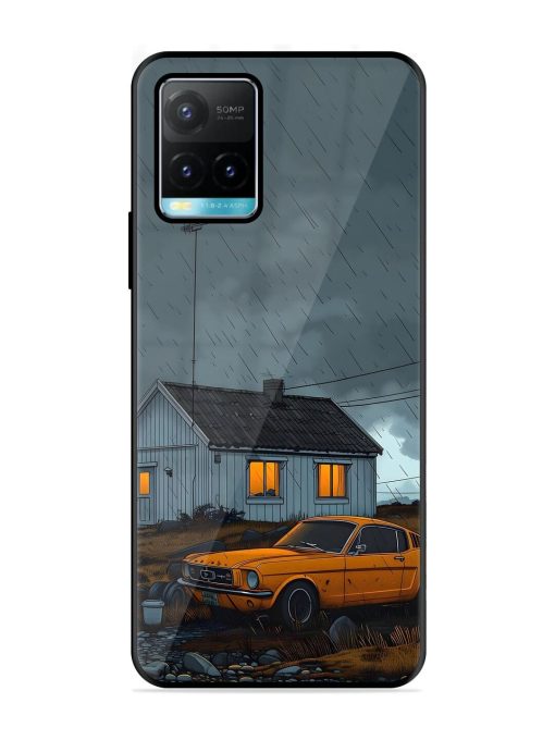 Rainy Day Retreat Glossy Soft Edge Case for Vivo Y33S Chachhi