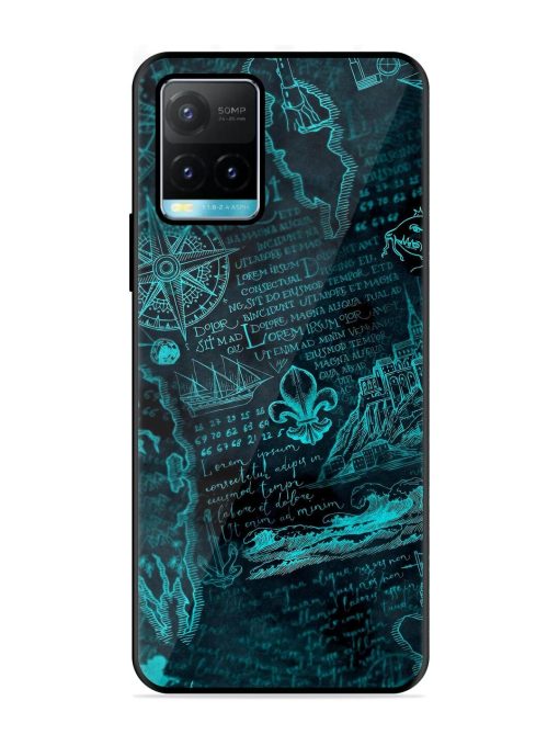 Nautical Notebook Glossy Soft Edge Case for Vivo Y33S Chachhi