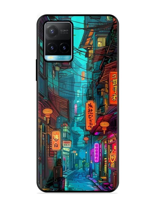 Neon Nightscape Glossy Soft Edge Case for Vivo Y33S Chachhi