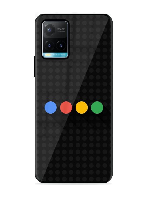 Google Dots Glossy Soft Edge Case for Vivo Y33S