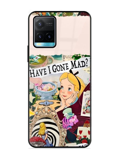 Mad Hatter'S Collage Glossy Soft Edge Case for Vivo Y33T Chachhi