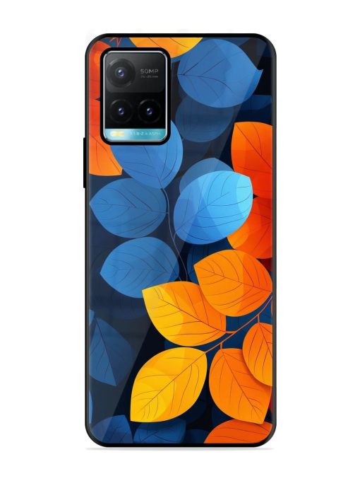 Autumn'S Contrast Glossy Soft Edge Case for Vivo Y33T Chachhi