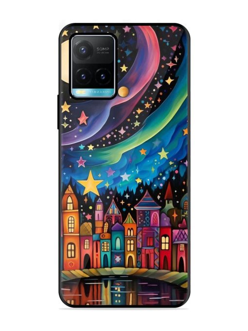 Starlit Village Glossy Soft Edge Case for Vivo Y33T Chachhi