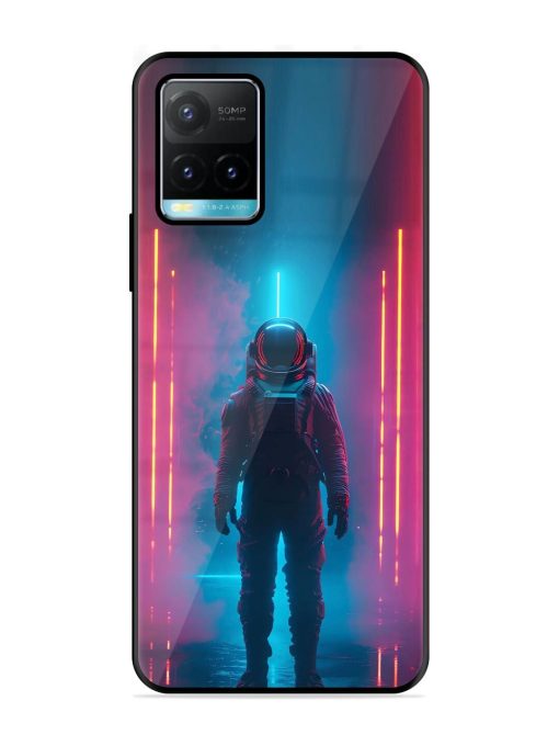 Neon Astronaut Glossy Soft Edge Case for Vivo Y33T Chachhi