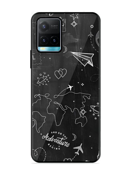 Wanderlust Sketchbook Glossy Soft Edge Case for Vivo Y33T Chachhi