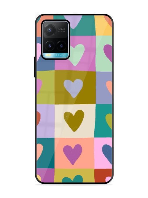 Box Of Hearts Glossy Soft Edge Case for Vivo Y33T Chachhi