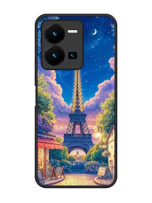 Twilight In Paris Glossy Soft Edge Case for Vivo Y35 Chachhi