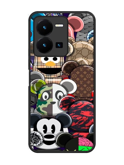 Streetwear Bearbrick Extravaganza Glossy Soft Edge Case for Vivo Y35 Chachhi