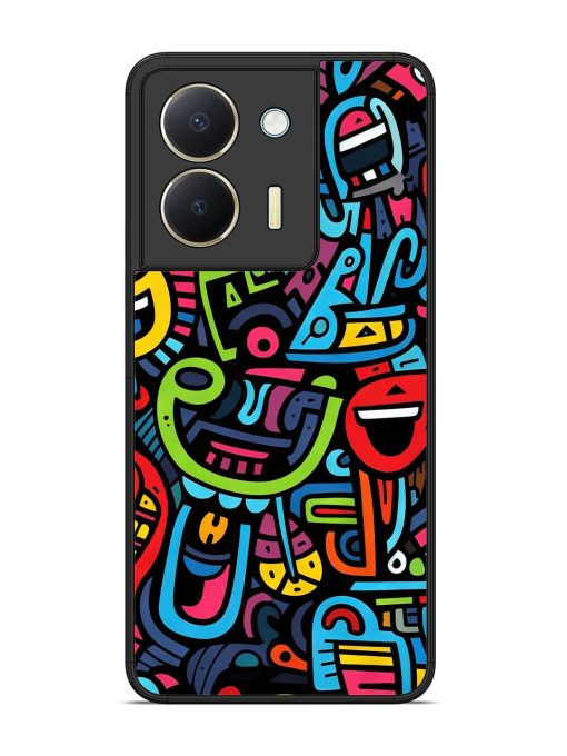 Doodlephoria Glossy Soft Edge Case for Vivo Y36 Chachhi