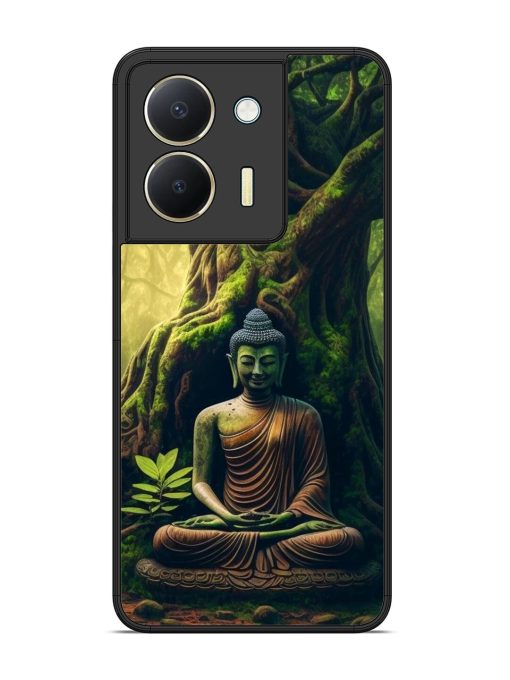 Green Buddha Art Glossy Soft Edge Case for Vivo Y36 Chachhi