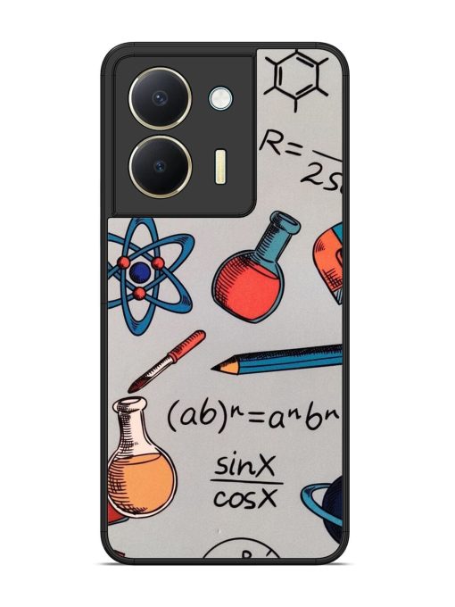 Science Doodle Glossy Soft Edge Case for Vivo Y36 Chachhi