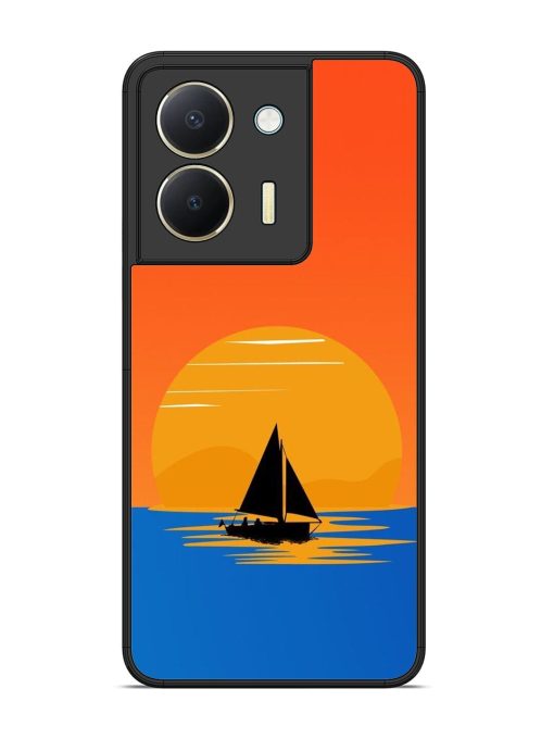 Sunset Sail Glossy Soft Edge Case for Vivo Y36 Chachhi