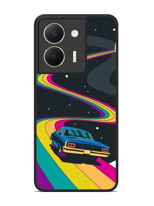 Rainbow Road Glossy Soft Edge Case for Vivo Y36 Chachhi