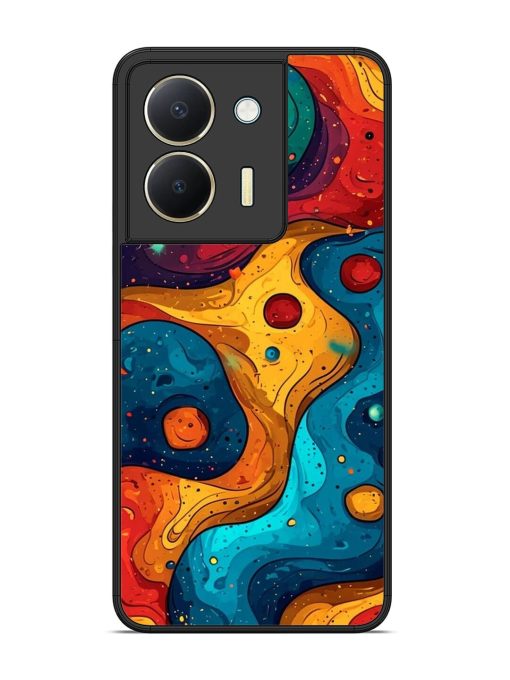 Cosmic Swirl Glossy Soft Edge Case for Vivo Y36 Chachhi