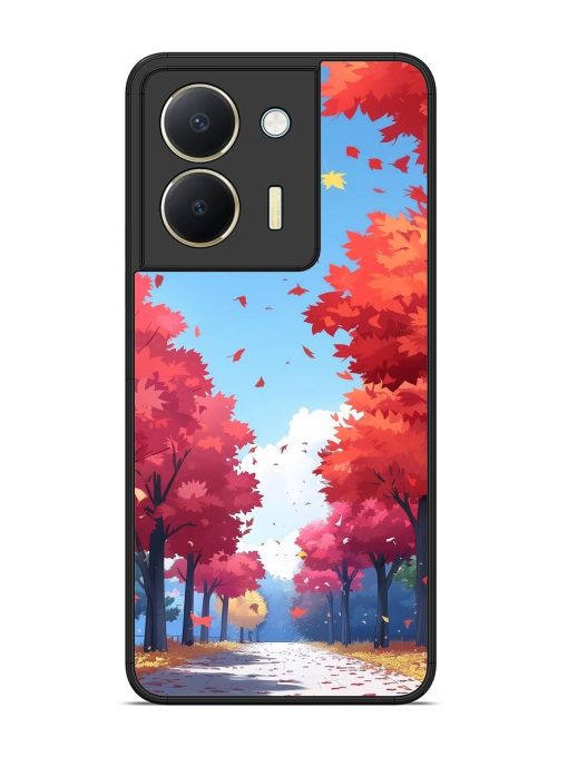 Autumn'S Embrace Glossy Soft Edge Case for Vivo Y36 Chachhi