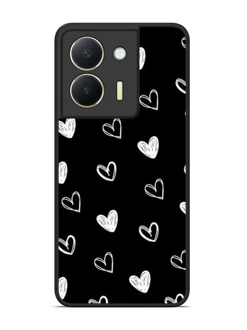 Scattered Hearts Glossy Soft Edge Case for Vivo Y36 Chachhi