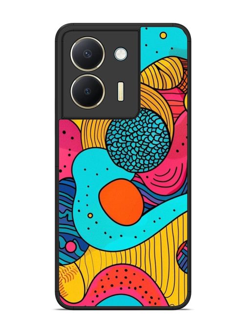 Psychedelic Patterns Glossy Soft Edge Case for Vivo Y36 Chachhi