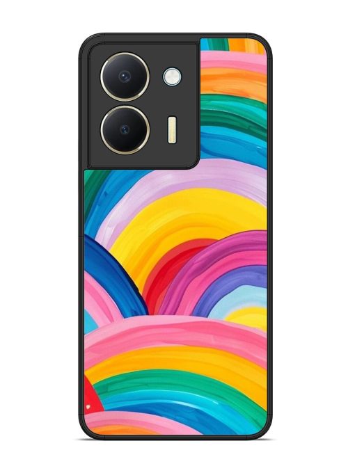 Rainbow Symphony Glossy Soft Edge Case for Vivo Y36 Chachhi