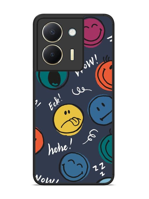 Emoticon Parade Glossy Soft Edge Case for Vivo Y36 Chachhi