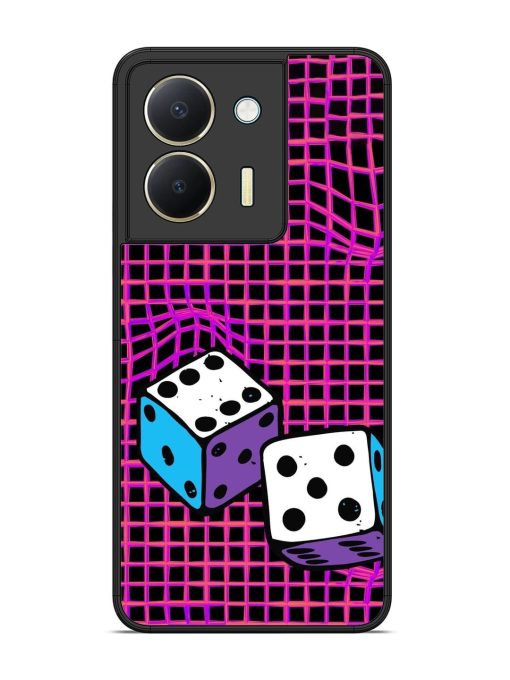 Glitched Dice Glossy Soft Edge Case for Vivo Y36 Chachhi