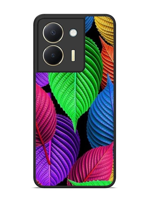 Rainbow Leaf Symphony Glossy Soft Edge Case for Vivo Y36 Chachhi