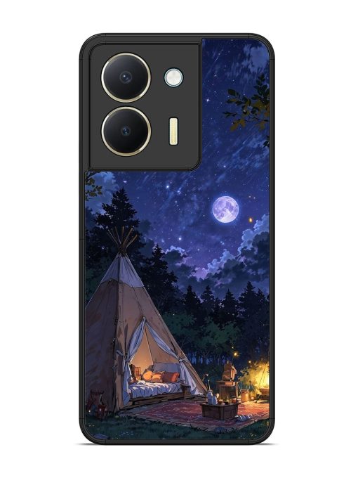 Moonlight Camping Glossy Soft Edge Case for Vivo Y36 Chachhi