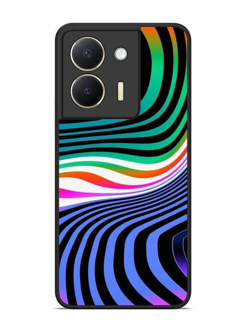 Psychedelic Waves Glossy Soft Edge Case for Vivo Y36 Chachhi