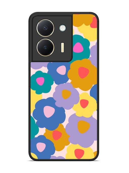 Flower Power Glossy Soft Edge Case for Vivo Y36 Chachhi