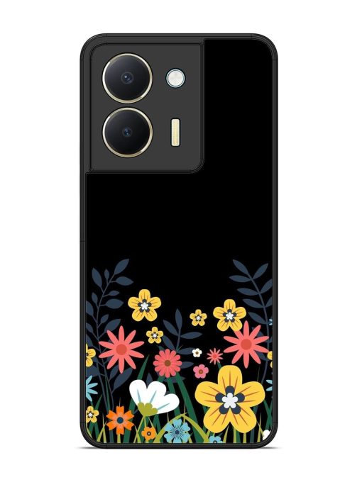 Floral Night Sky Glossy Soft Edge Case for Vivo Y36 Chachhi