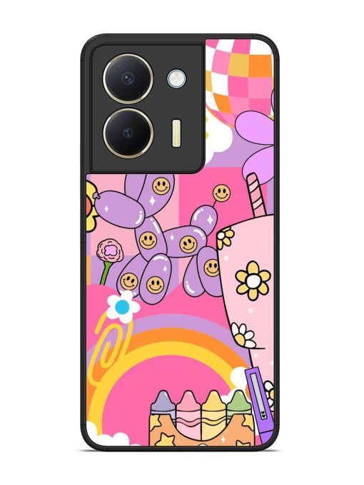 Whimsical Y2K Chaos Glossy Soft Edge Case for Vivo Y36 Chachhi