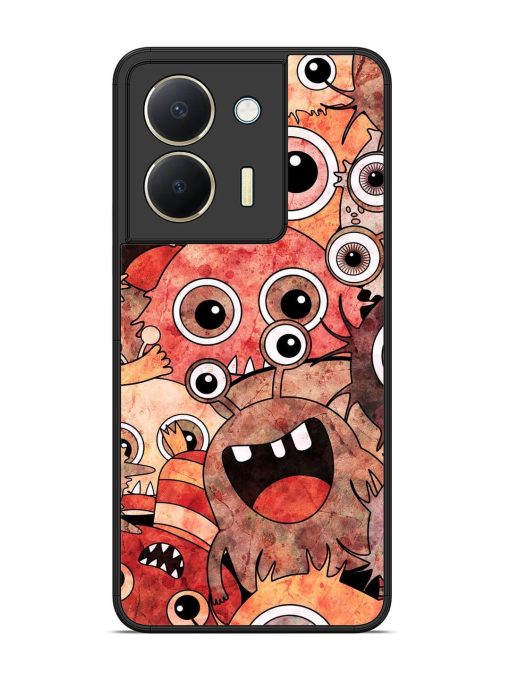 Monster Mash Glossy Soft Edge Case for Vivo Y36 Chachhi