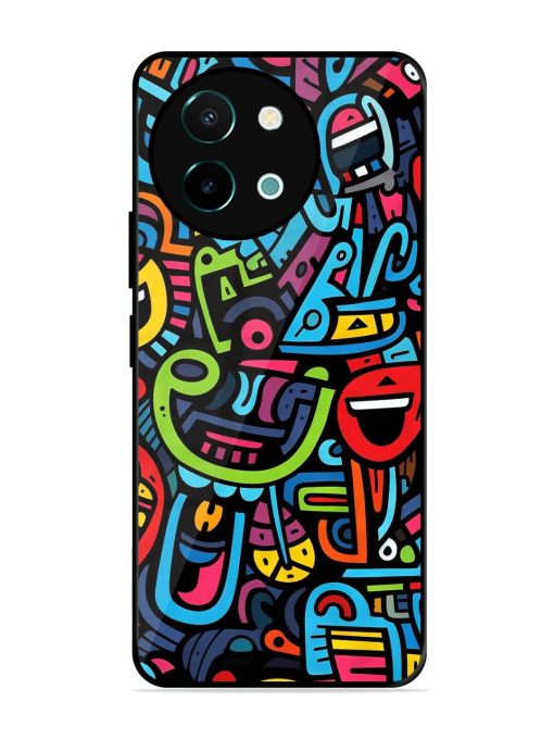 Doodlephoria Glossy Soft Edge Case for Vivo Y38 (5G) Chachhi