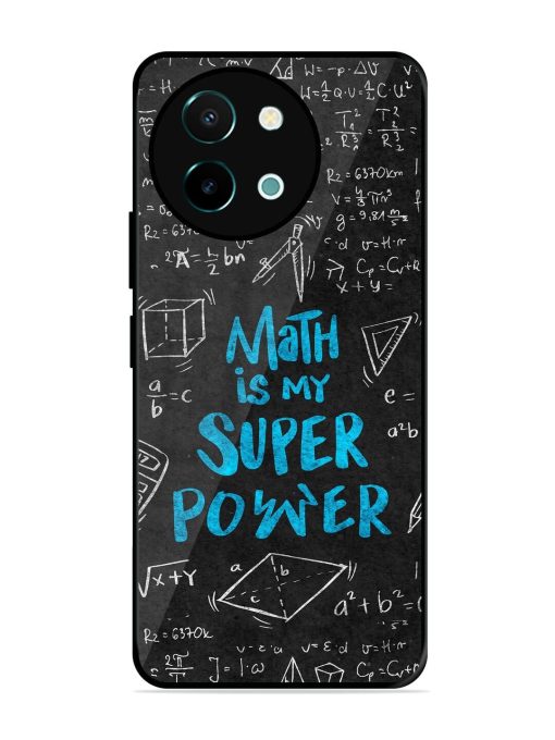 Math Magic Glossy Soft Edge Case for Vivo Y38 (5G) Chachhi